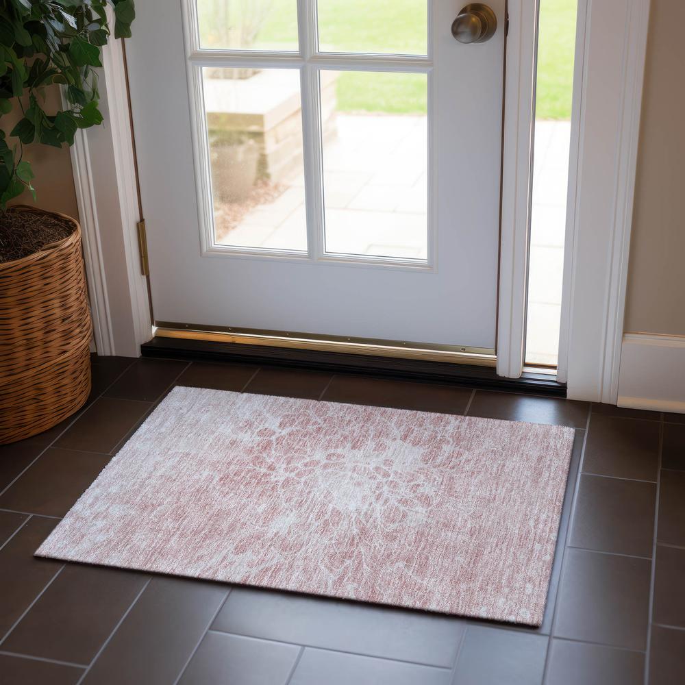 Chantille ACN653 Pink 1'8" x 2'6" Rug. Picture 6