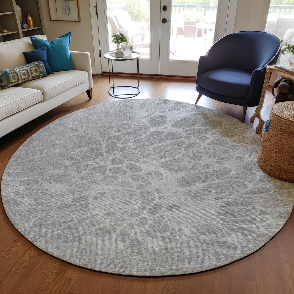 Chantille ACN653 Gray 8' x 8' Rug. Picture 6