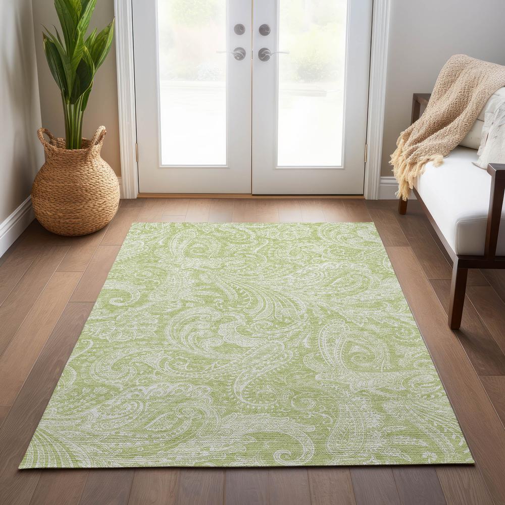 Chantille ACN654 Green 2'6" x 3'10" Rug. Picture 7