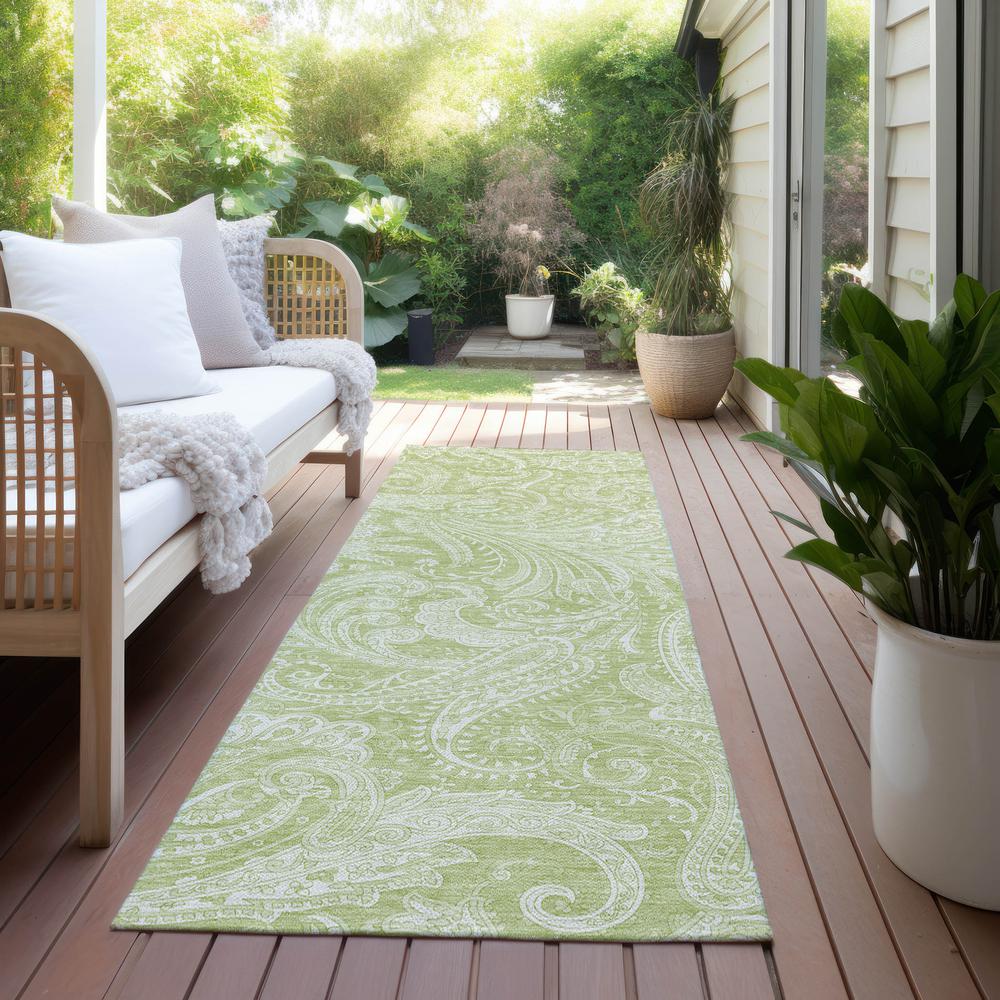 Chantille ACN654 Green 2'3" x 7'6" Rug. Picture 7