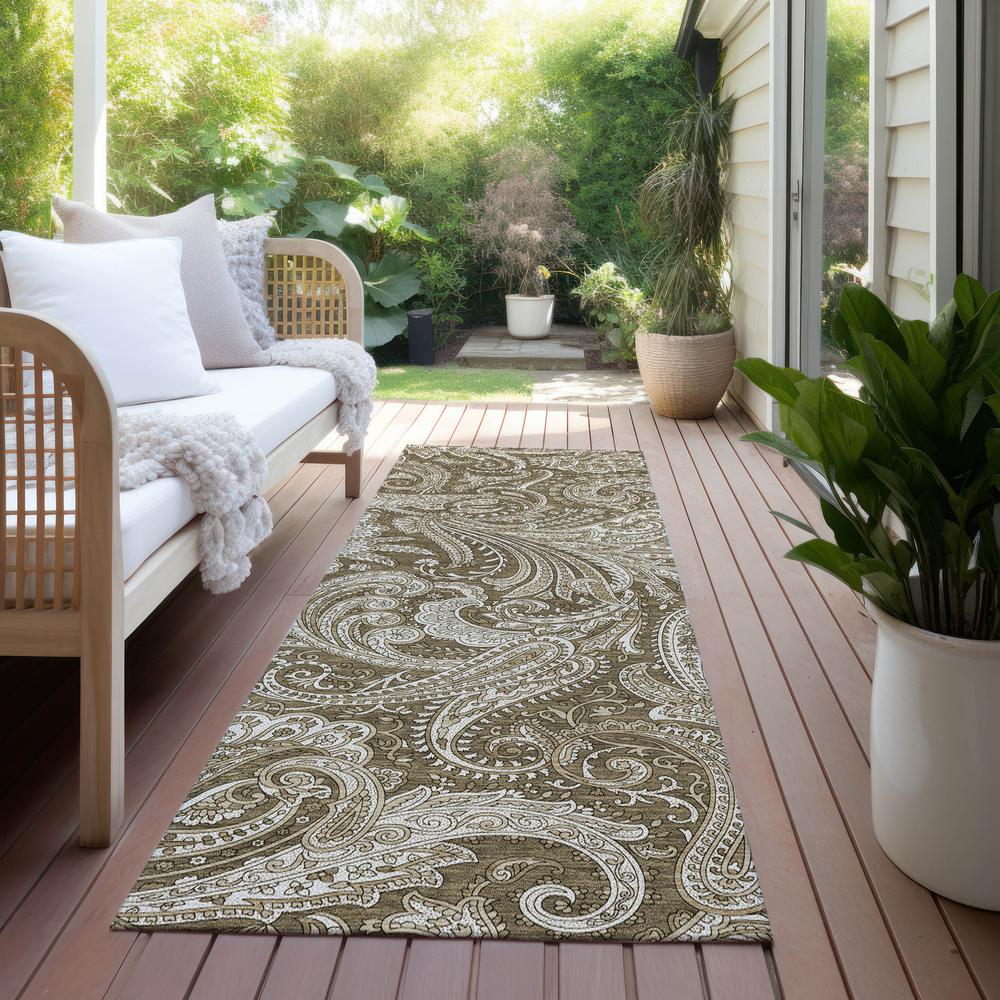 Chantille ACN654 Brown 2'3" x 7'6" Rug. Picture 7
