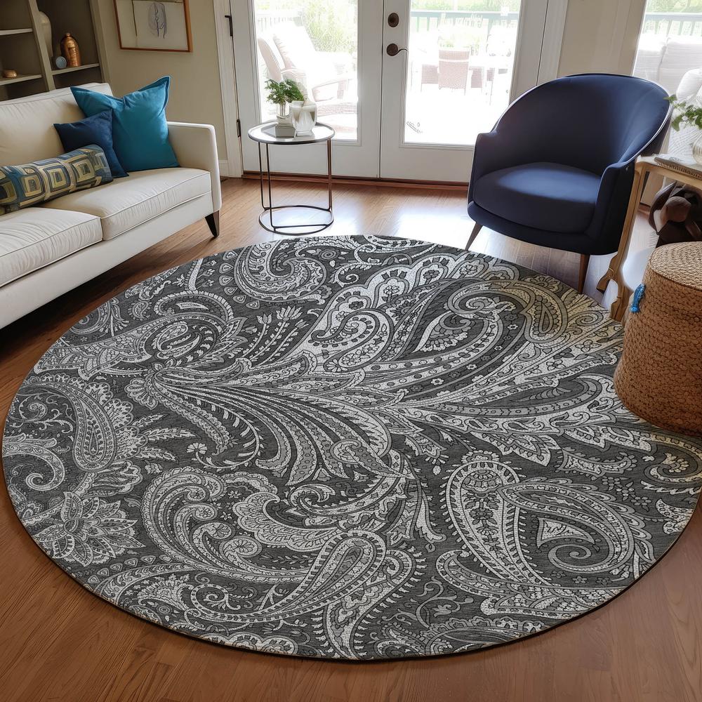 Chantille ACN654 Gray 8' x 8' Rug. Picture 6