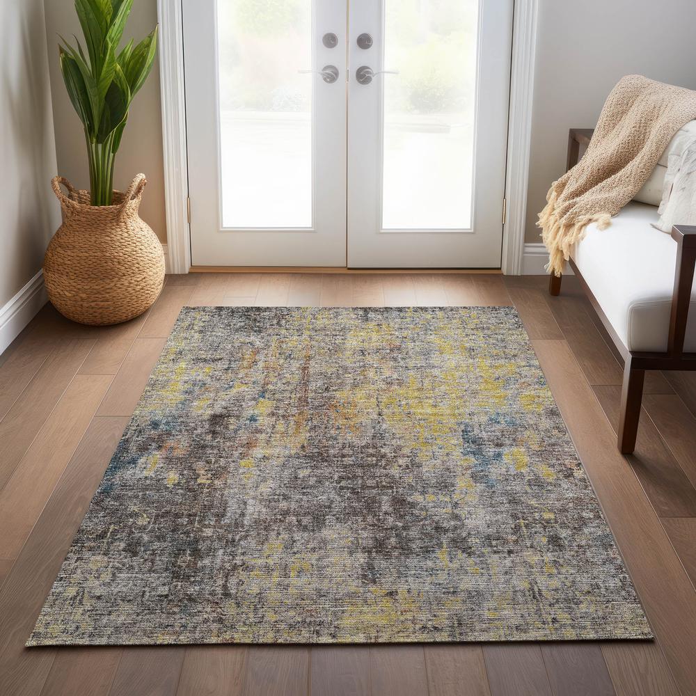Chantille ACN655 Brown 2'6" x 3'10" Rug. Picture 7