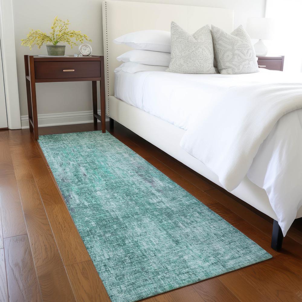 Chantille ACN655 Teal 2'3" x 7'6" Rug. Picture 6