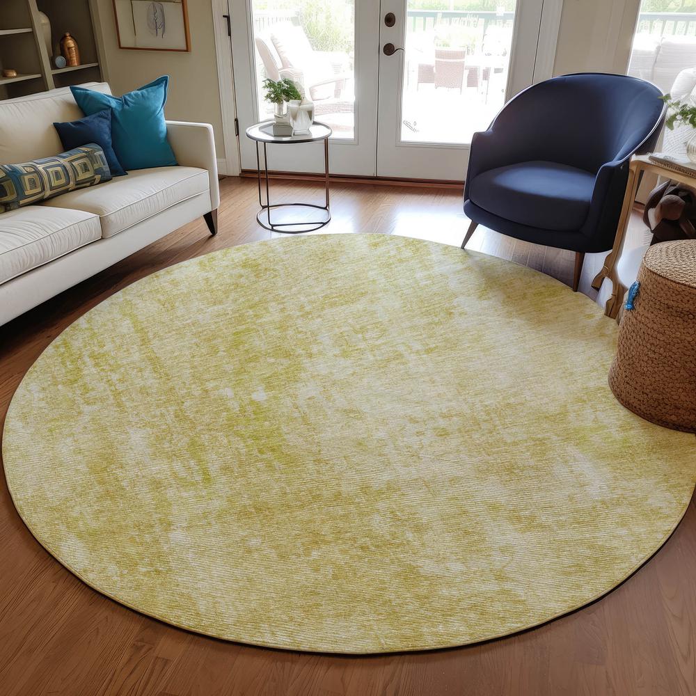Chantille ACN656 Gold 8' x 8' Rug. Picture 6