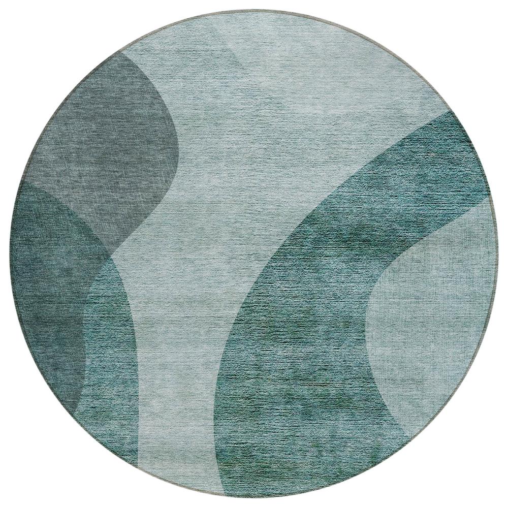 Chantille ACN657 Green 8' x 8' Rug. Picture 1