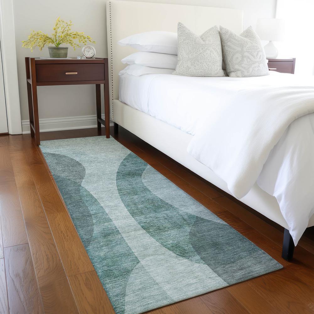 Chantille ACN657 Green 2'3" x 7'6" Rug. Picture 6