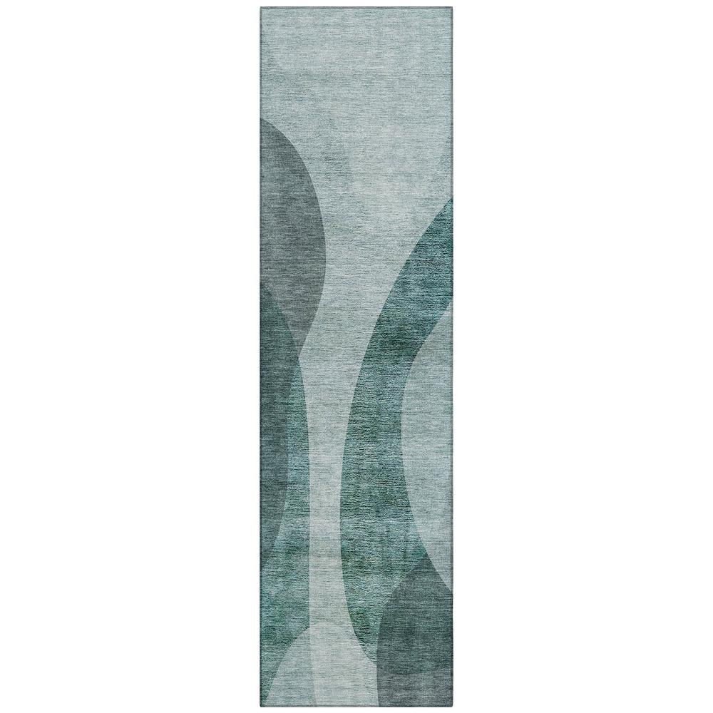 Chantille ACN657 Green 2'3" x 7'6" Rug. Picture 1