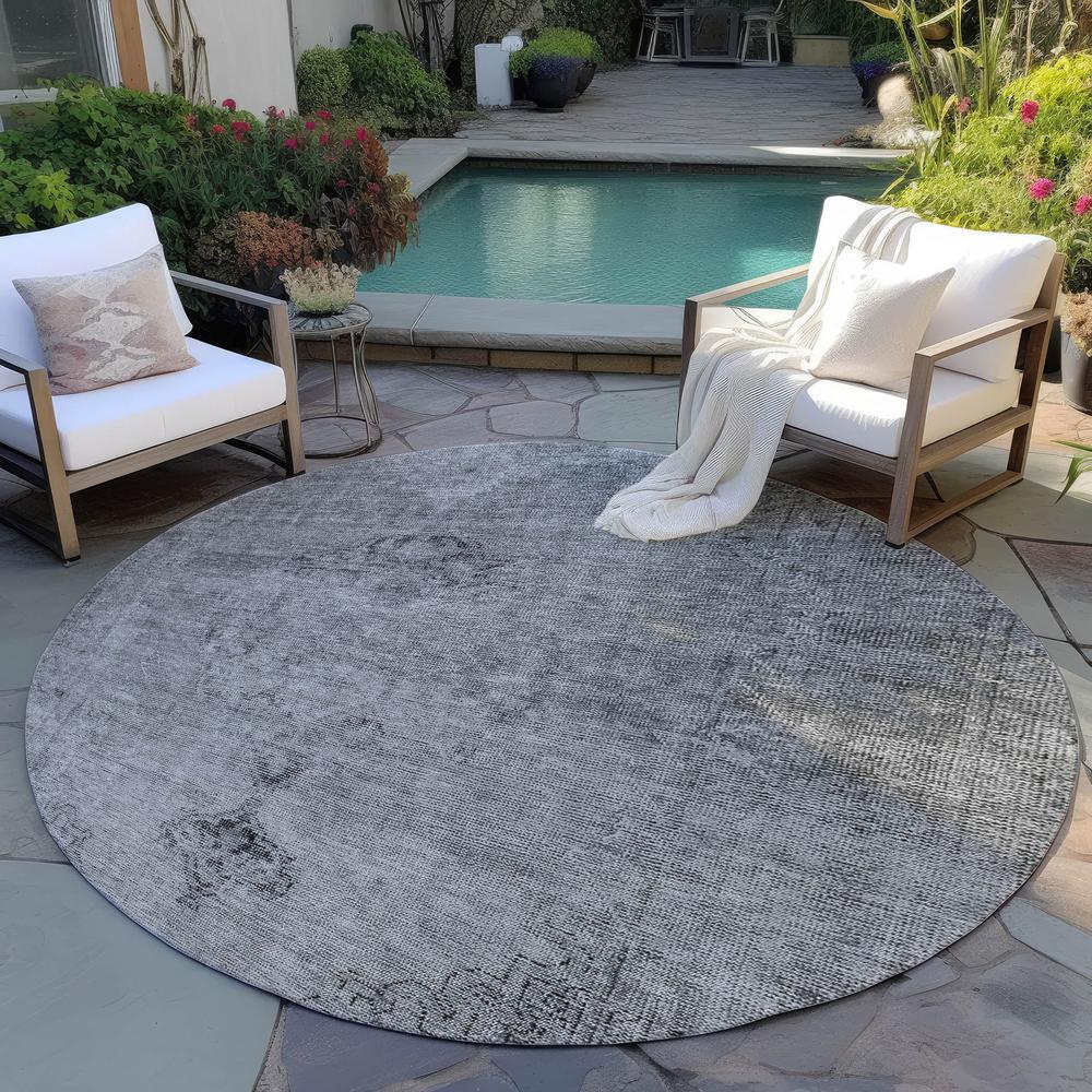Chantille ACN658 Gray 8' x 8' Rug. Picture 7