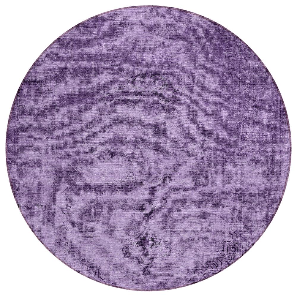 Chantille ACN658 Purple 8' x 8' Rug. Picture 1