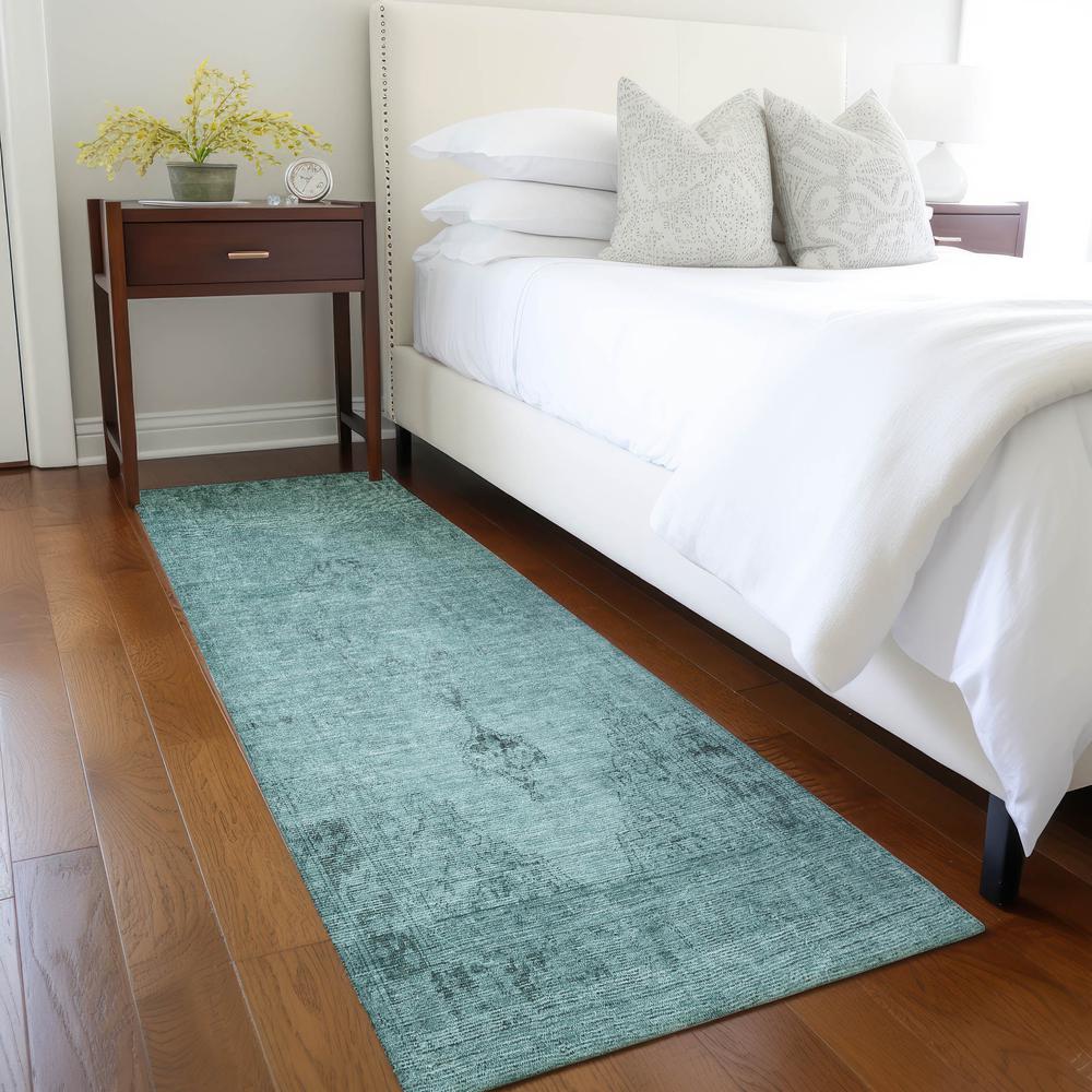 Chantille ACN658 Teal 2'3" x 7'6" Rug. Picture 6