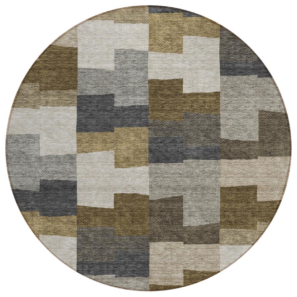 Chantille ACN659 Brown 8' x 8' Rug. Picture 1
