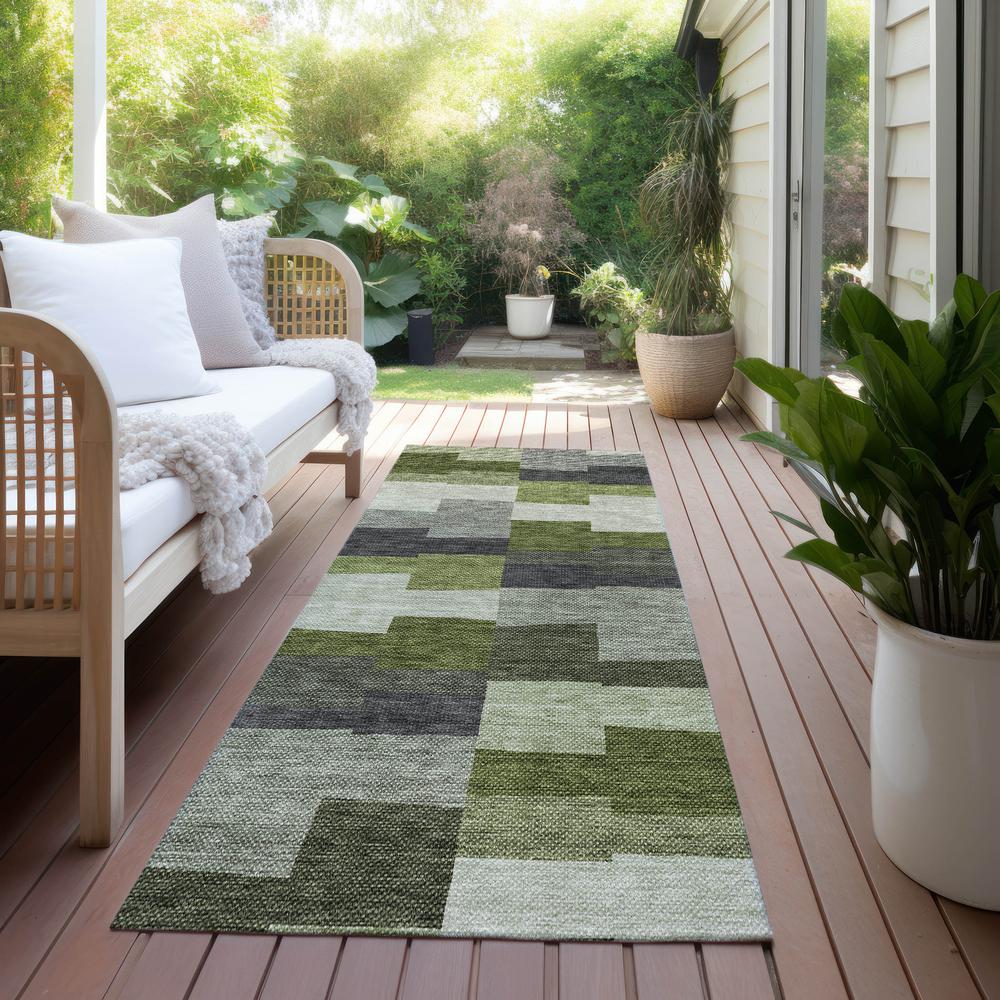 Chantille ACN659 Green 2'3" x 7'6" Rug. Picture 7