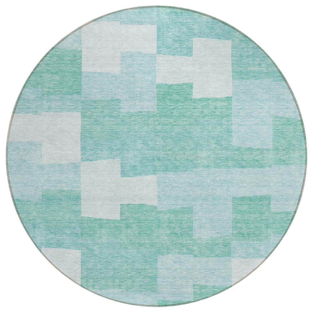 Chantille ACN659 Teal 8' x 8' Rug. Picture 1