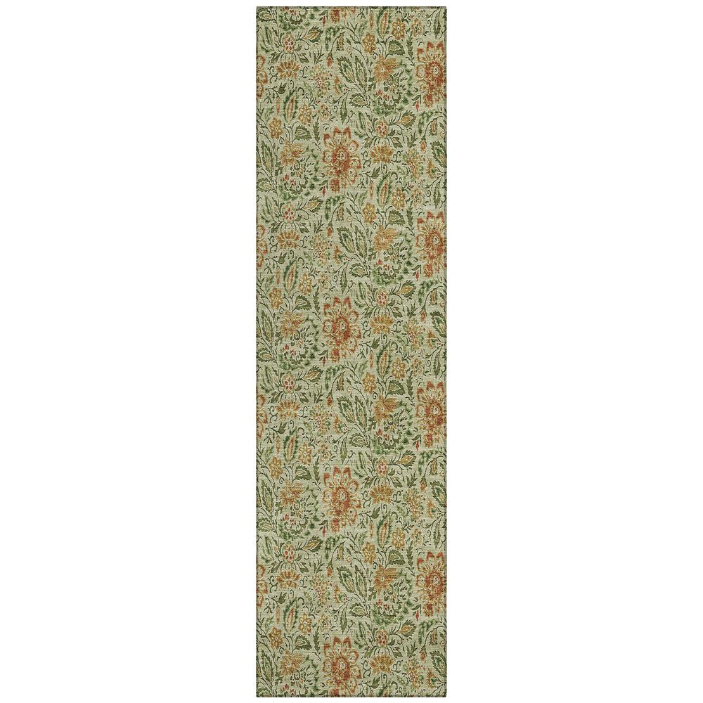 Chantille ACN660 Green 2'3" x 7'6" Rug. Picture 1