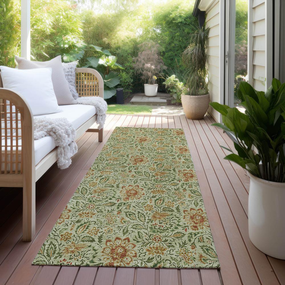 Chantille ACN660 Green 2'3" x 7'6" Rug. Picture 8