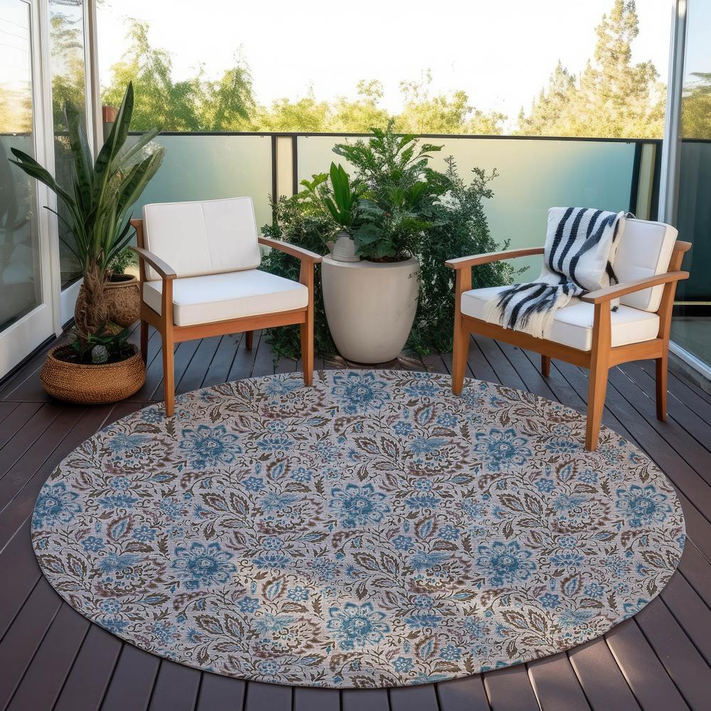 Chantille ACN660 Brown 8' x 8' Rug. Picture 7