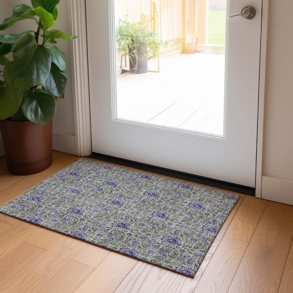 Chantille ACN660 Green 1'8" x 2'6" Rug. Picture 6