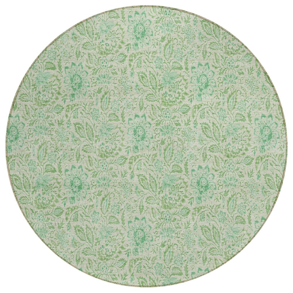 Chantille ACN660 Green 8' x 8' Rug. Picture 1