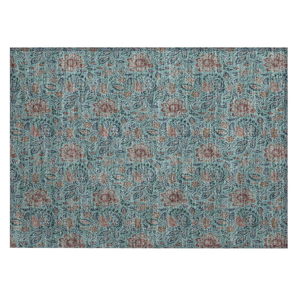 Chantille ACN660 Teal 1'8" x 2'6" Rug. Picture 1