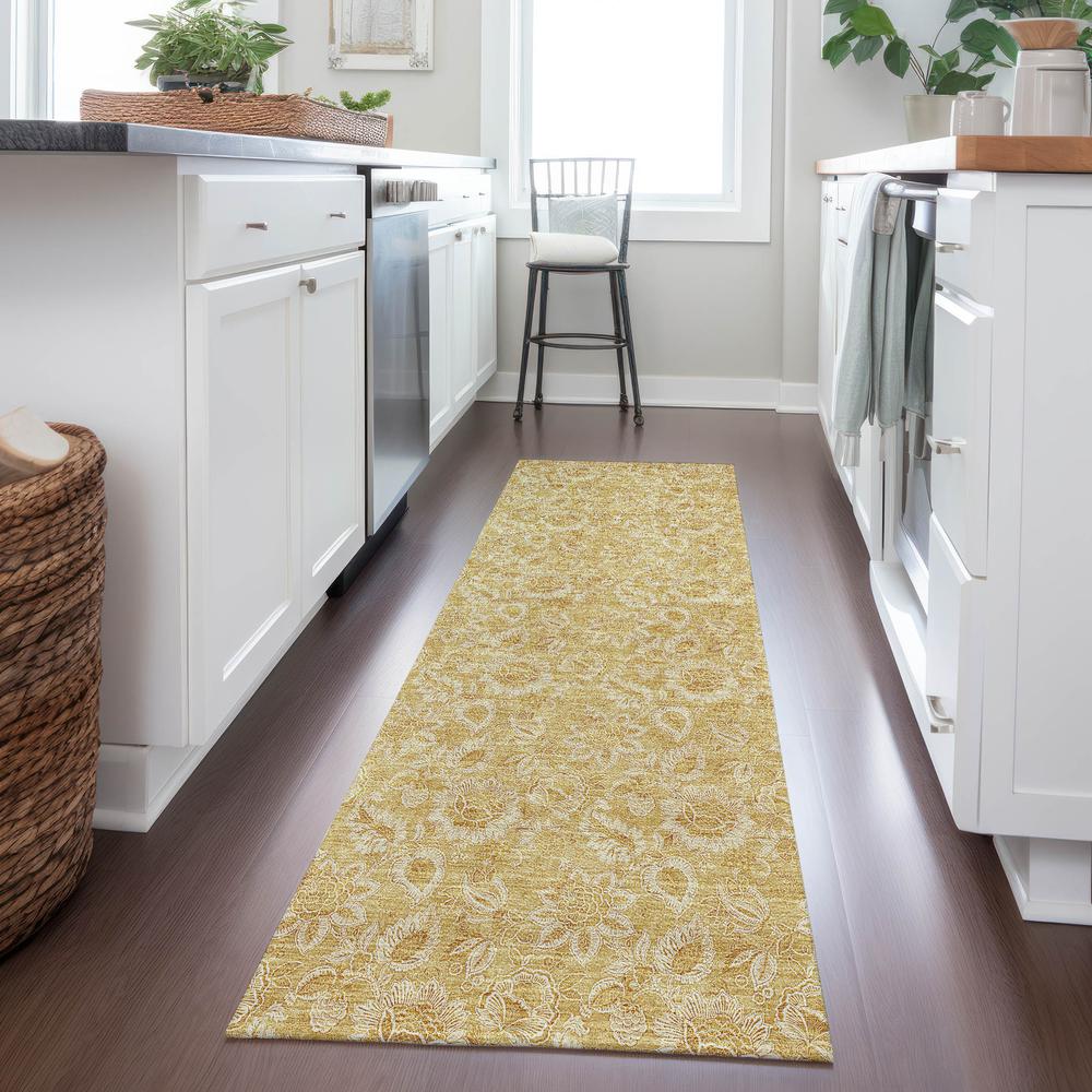Chantille ACN661 Gold 2'3" x 7'6" Rug. Picture 6