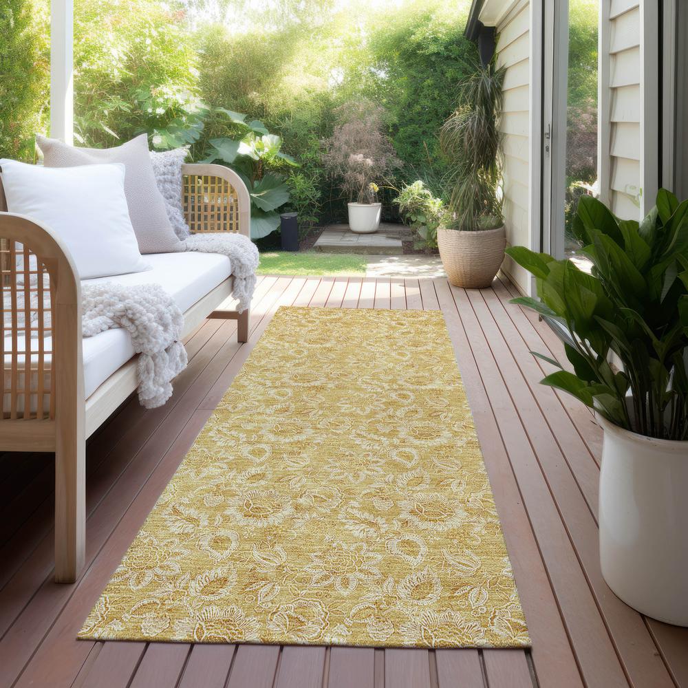 Chantille ACN661 Gold 2'3" x 7'6" Rug. Picture 7