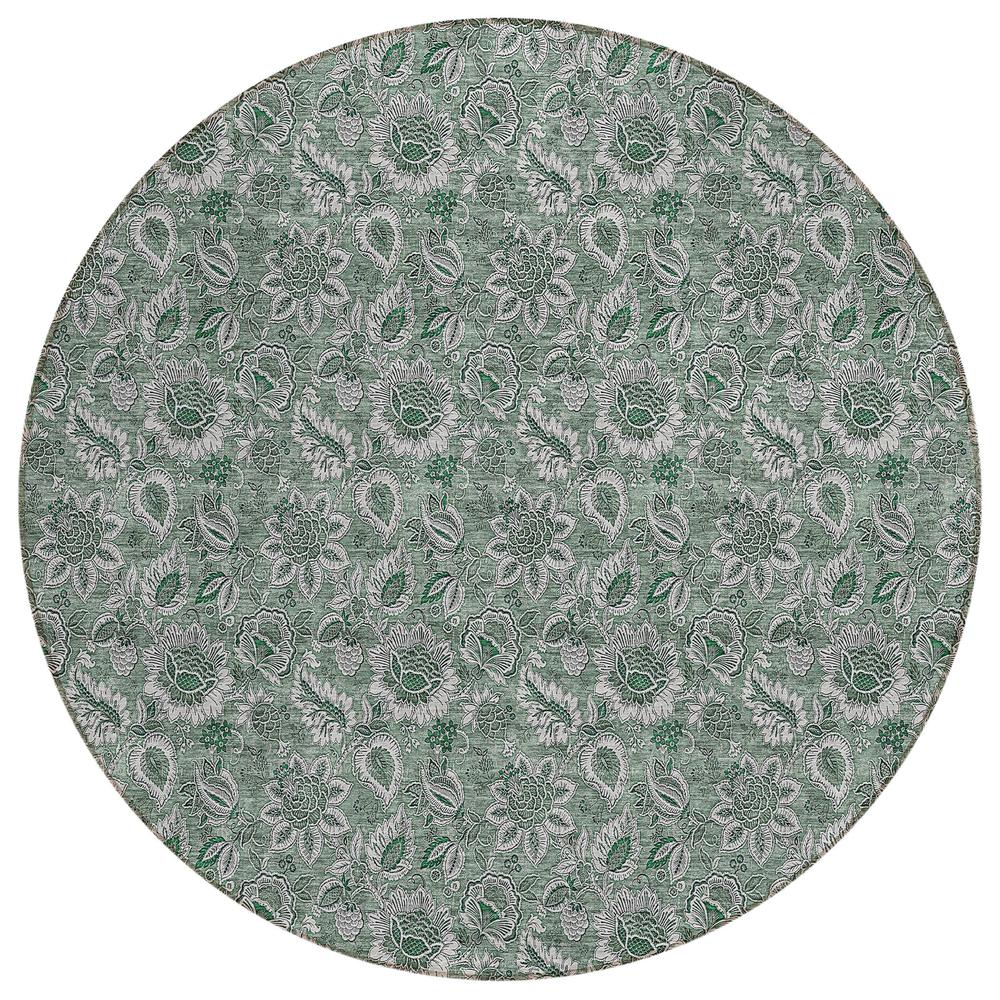 Chantille ACN661 Green 8' x 8' Rug. Picture 1