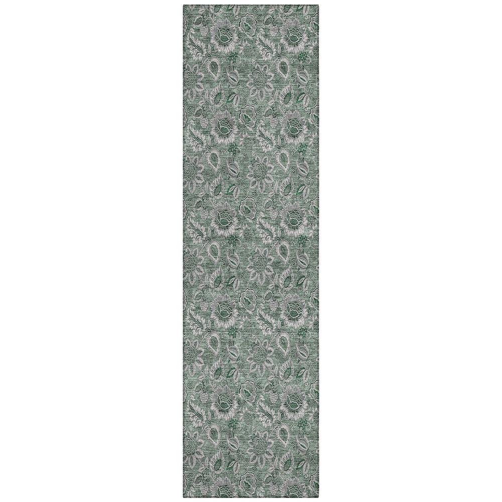 Chantille ACN661 Green 2'3" x 7'6" Rug. Picture 1