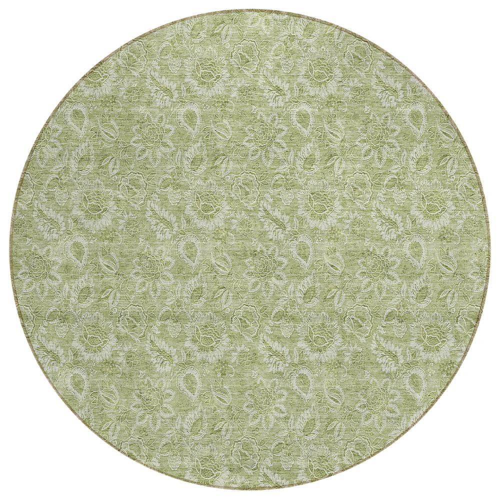 Chantille ACN662 Green 8' x 8' Rug. Picture 1