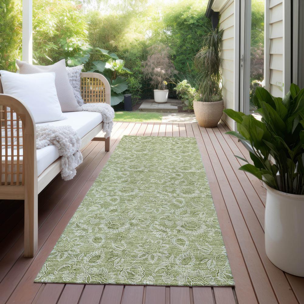 Chantille ACN662 Green 2'3" x 7'6" Rug. Picture 7