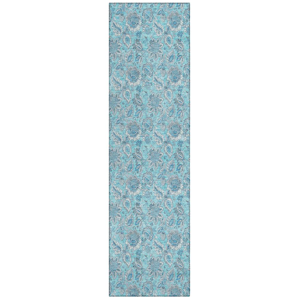 Chantille ACN662 Teal 2'3" x 7'6" Rug. Picture 1