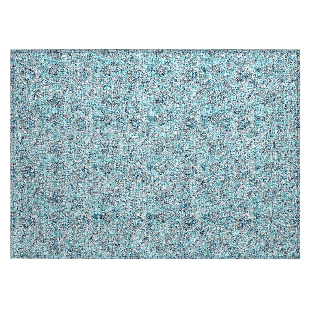 Chantille ACN662 Teal 1'8" x 2'6" Rug. Picture 1