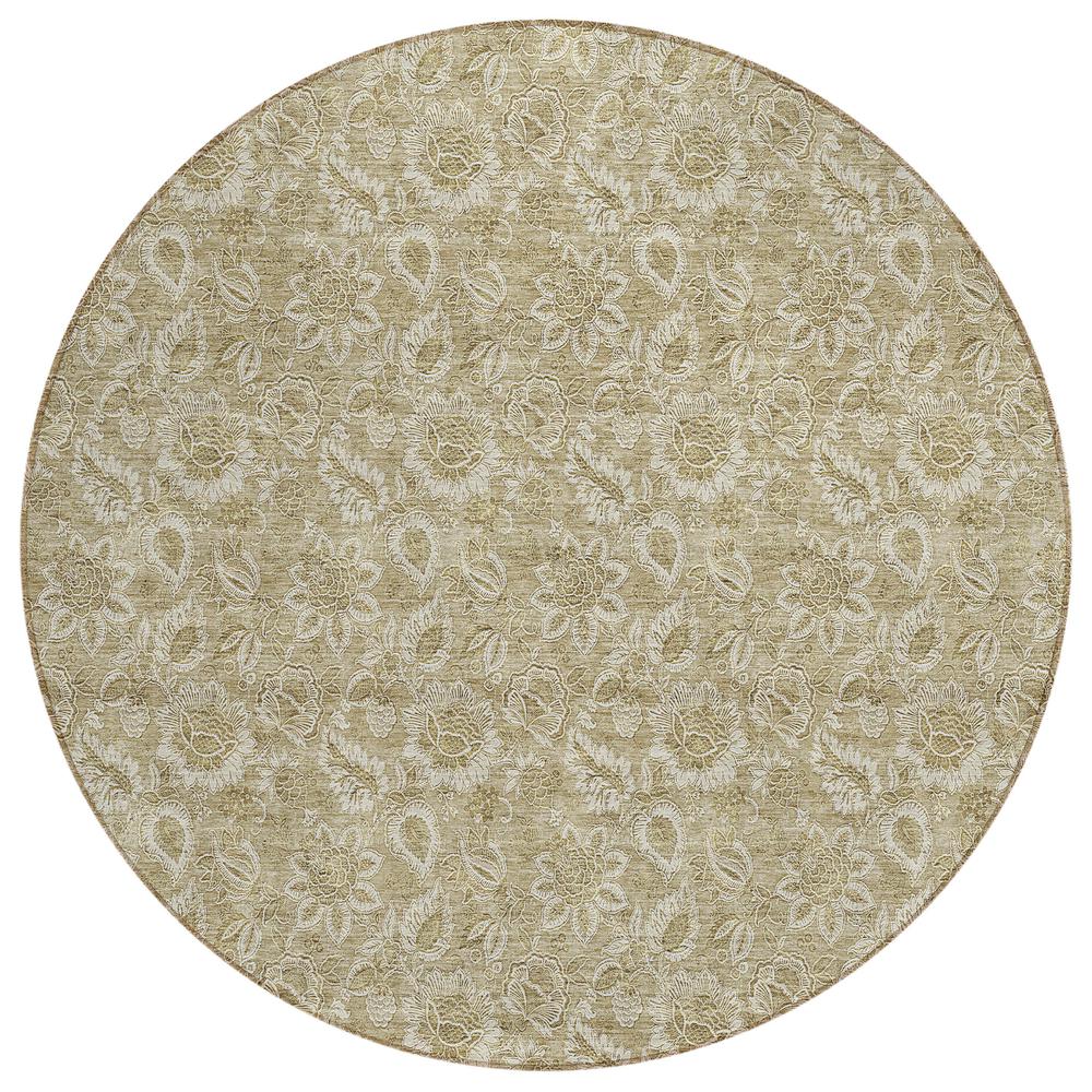 Chantille ACN662 Brown 8' x 8' Rug. Picture 1