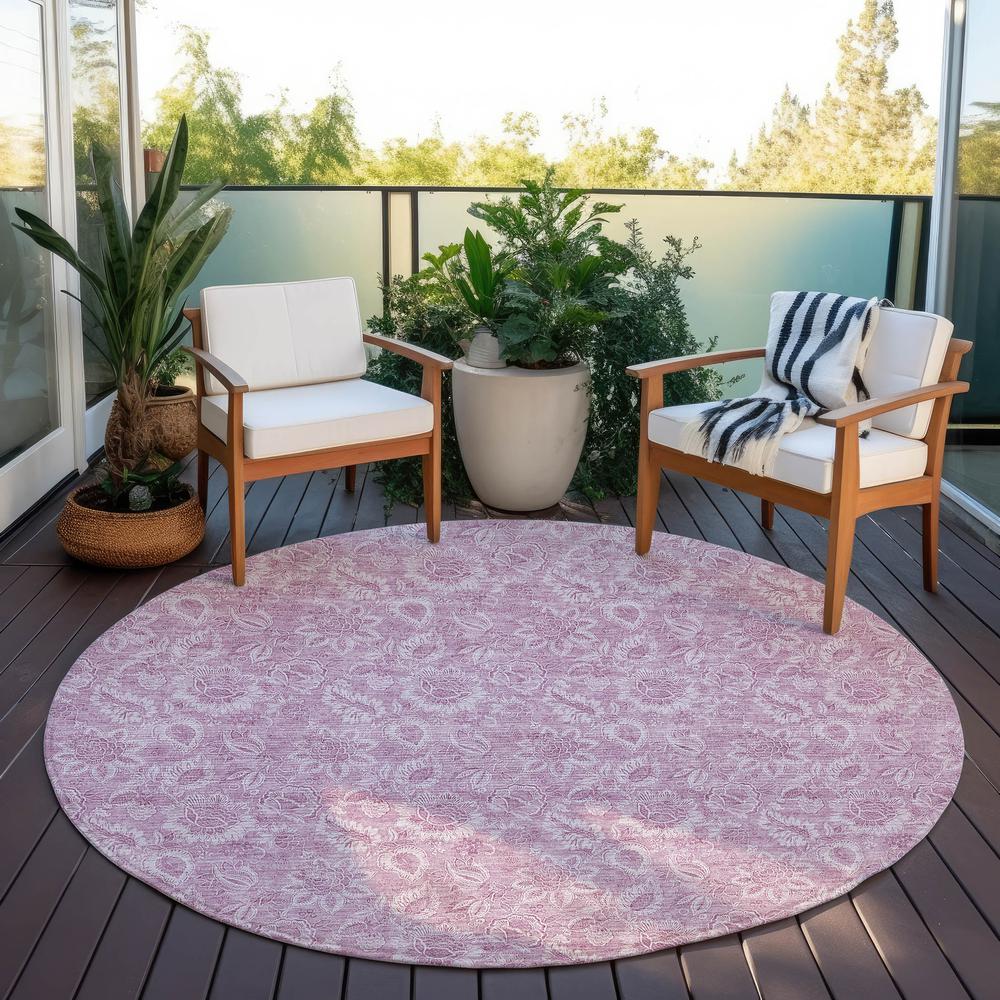 Chantille ACN662 Pink 8' x 8' Rug. Picture 8