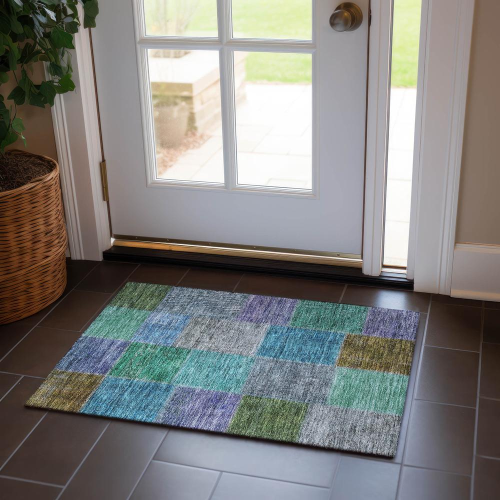 Chantille ACN663 Green 1'8" x 2'6" Rug. Picture 6