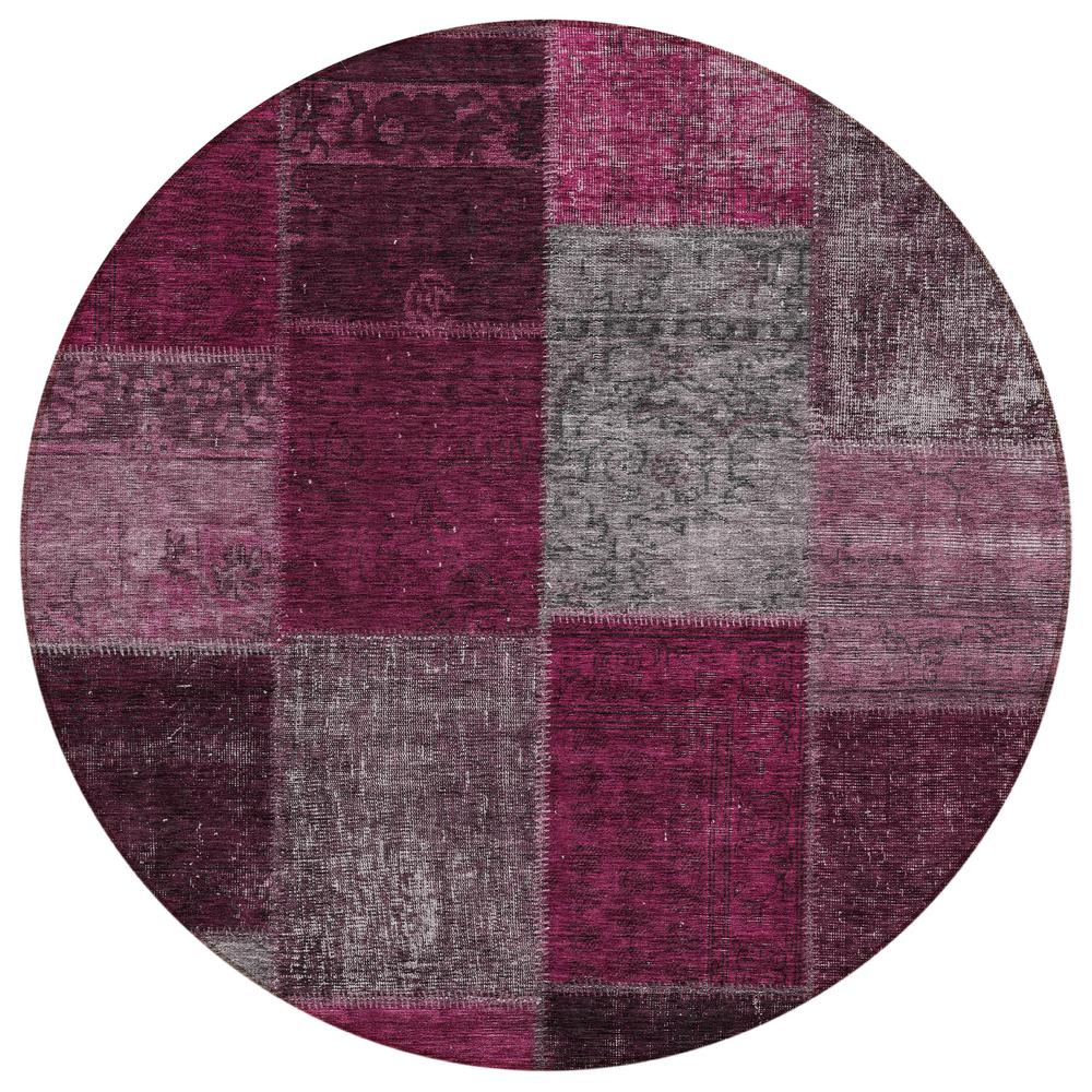 Chantille ACN663 Red 8' x 8' Rug. Picture 1