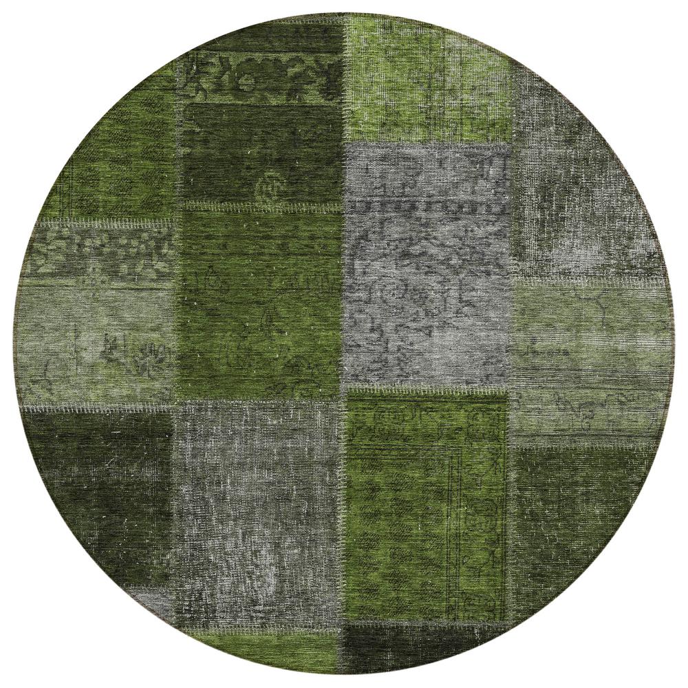 Chantille ACN663 Green 8' x 8' Rug. Picture 1