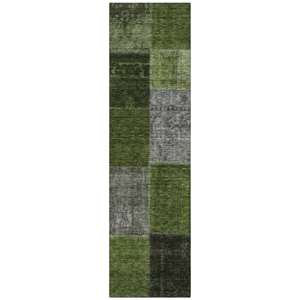 Chantille ACN663 Green 2'3" x 7'6" Rug. Picture 1