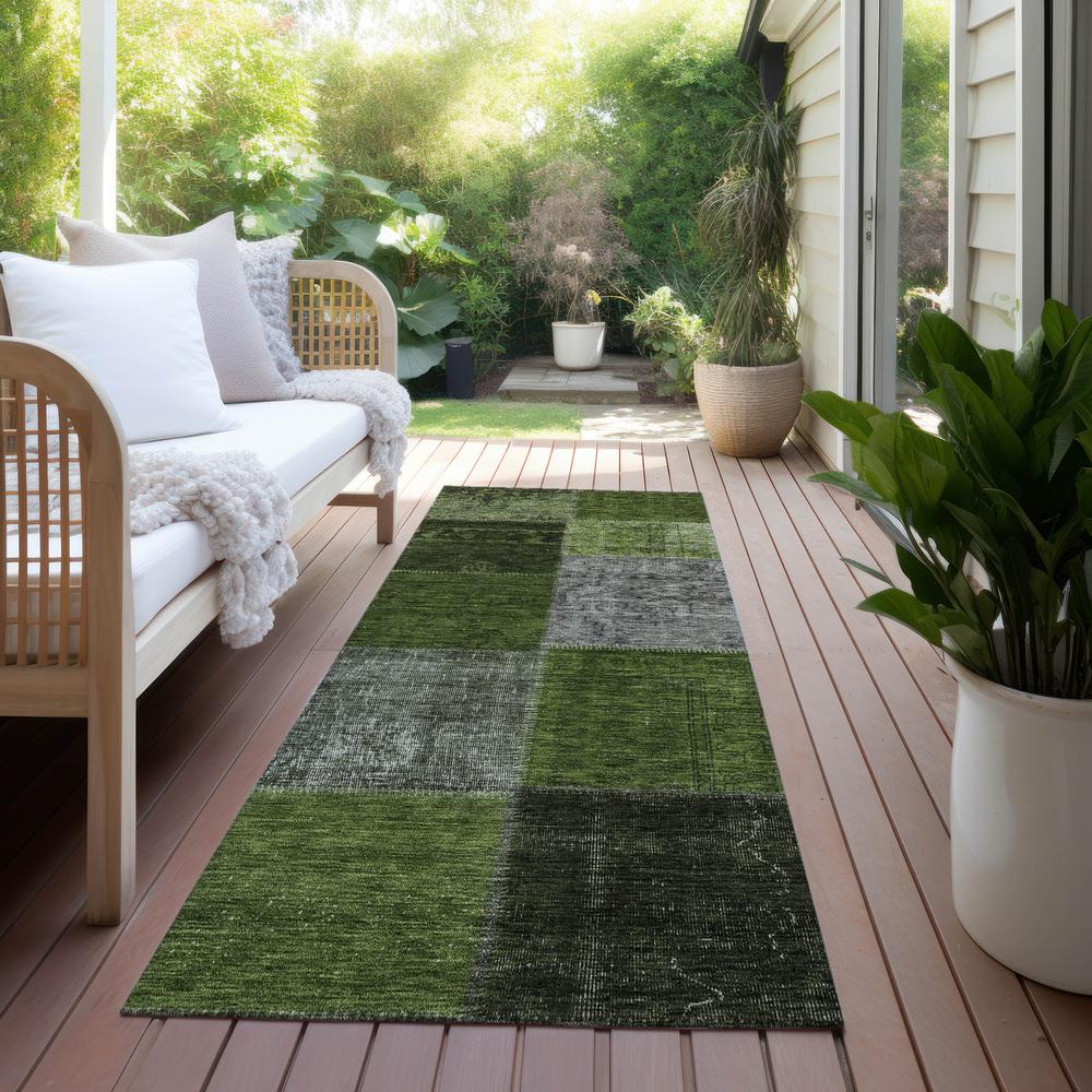 Chantille ACN663 Green 2'3" x 7'6" Rug. Picture 7