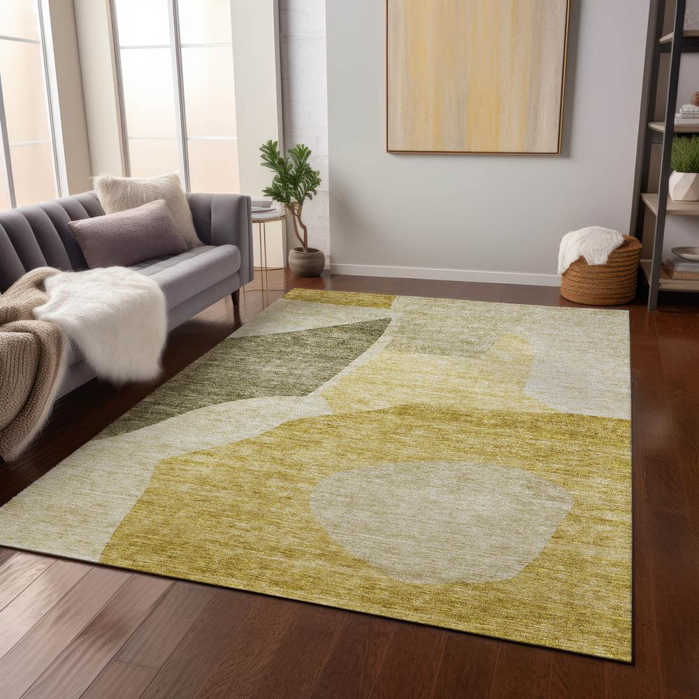 Chantille ACN665 Gold 2'6" x 3'10" Rug. Picture 6