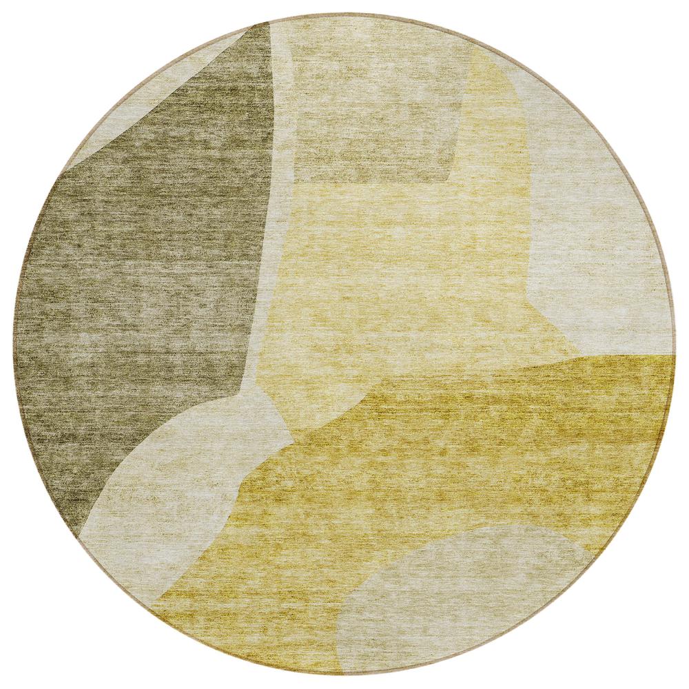 Chantille ACN665 Gold 8' x 8' Rug. Picture 1