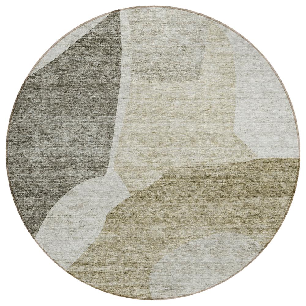 Chantille ACN665 Brown 8' x 8' Rug. Picture 1