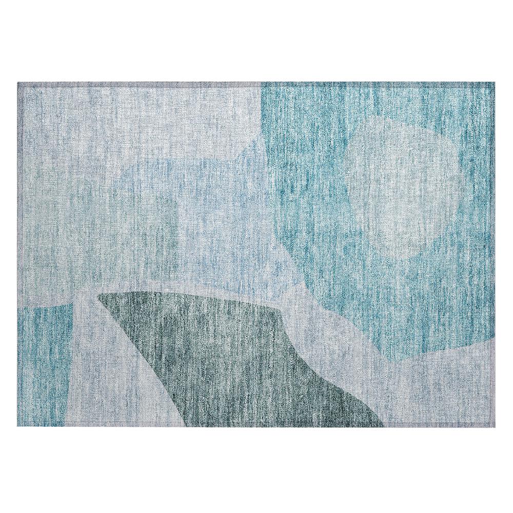 Chantille ACN665 Teal 1'8" x 2'6" Rug. Picture 1