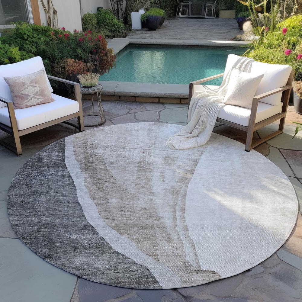 Chantille ACN667 Gray 8' x 8' Rug. Picture 7