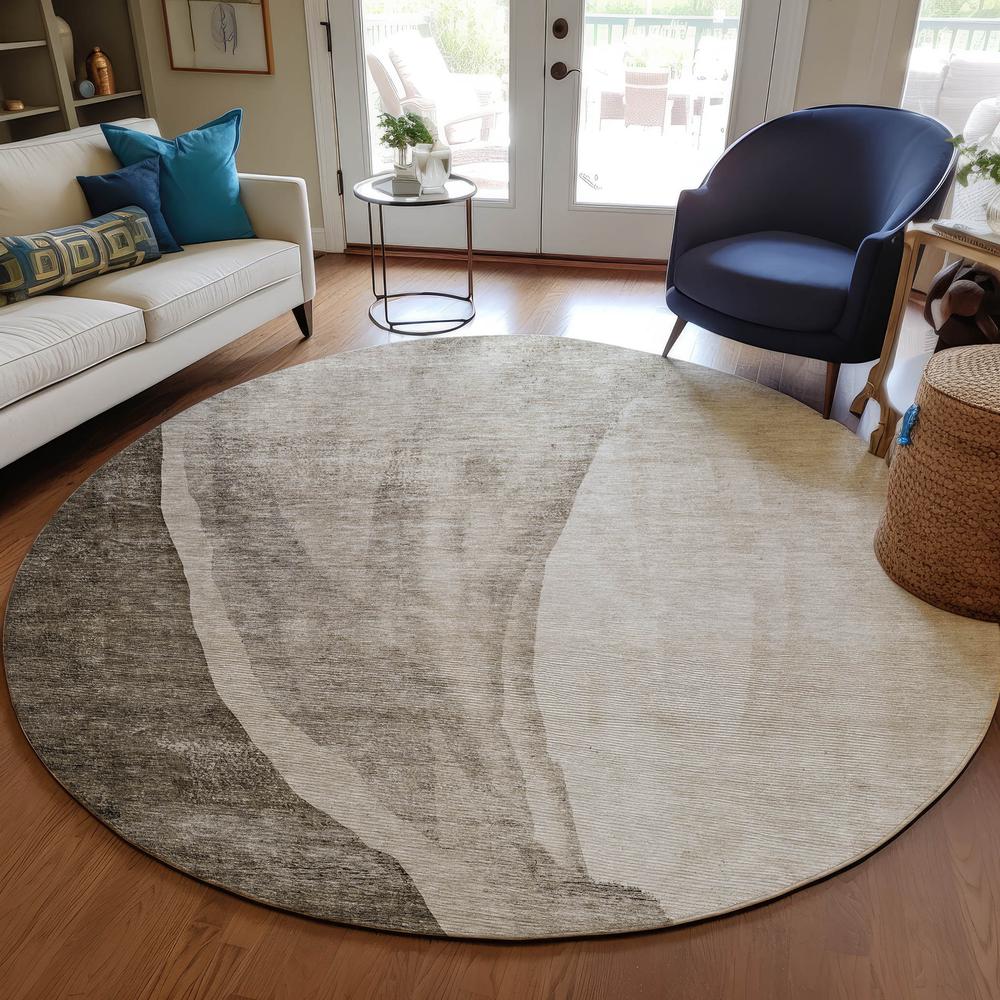 Chantille ACN667 Brown 8' x 8' Rug. Picture 6