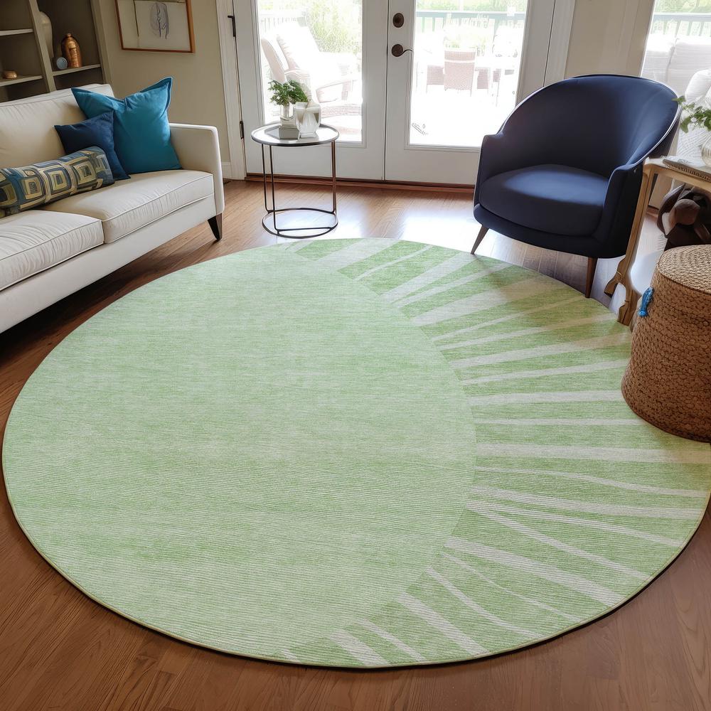 Chantille ACN668 Green 8' x 8' Rug. Picture 6