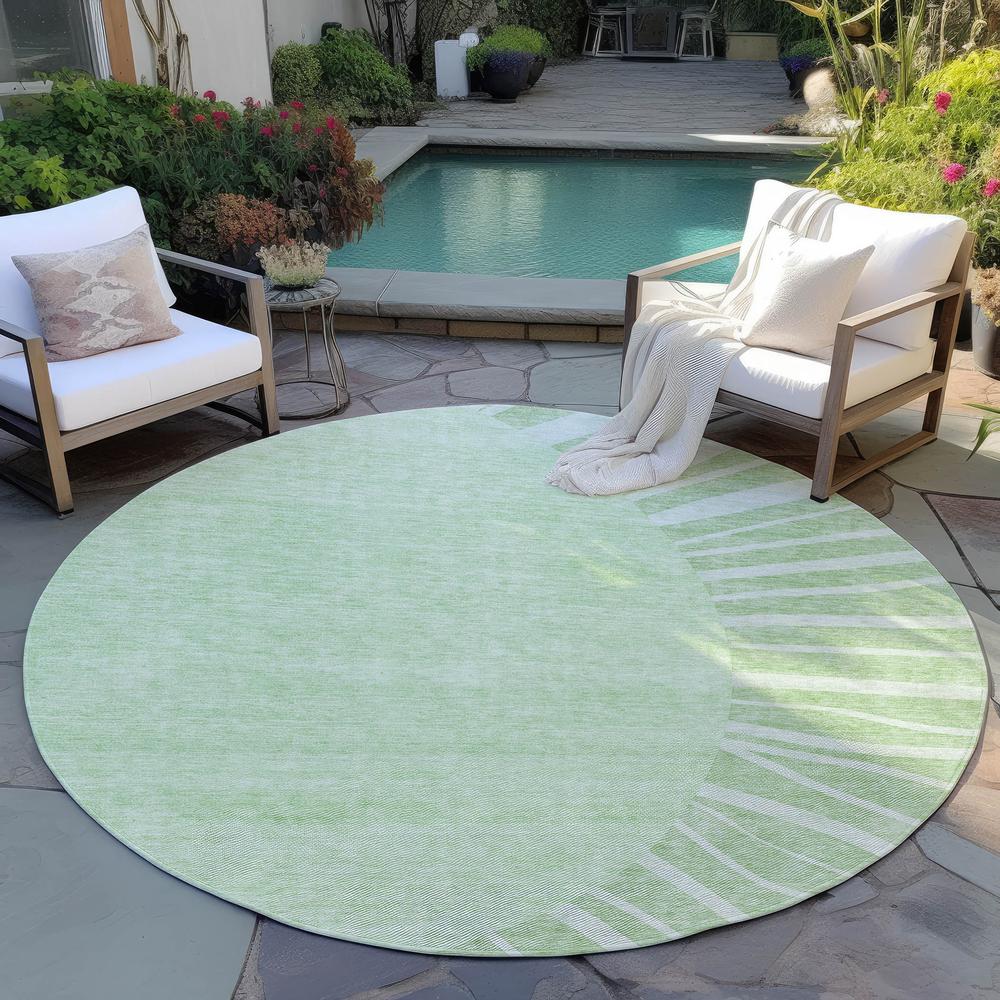 Chantille ACN668 Green 8' x 8' Rug. Picture 7
