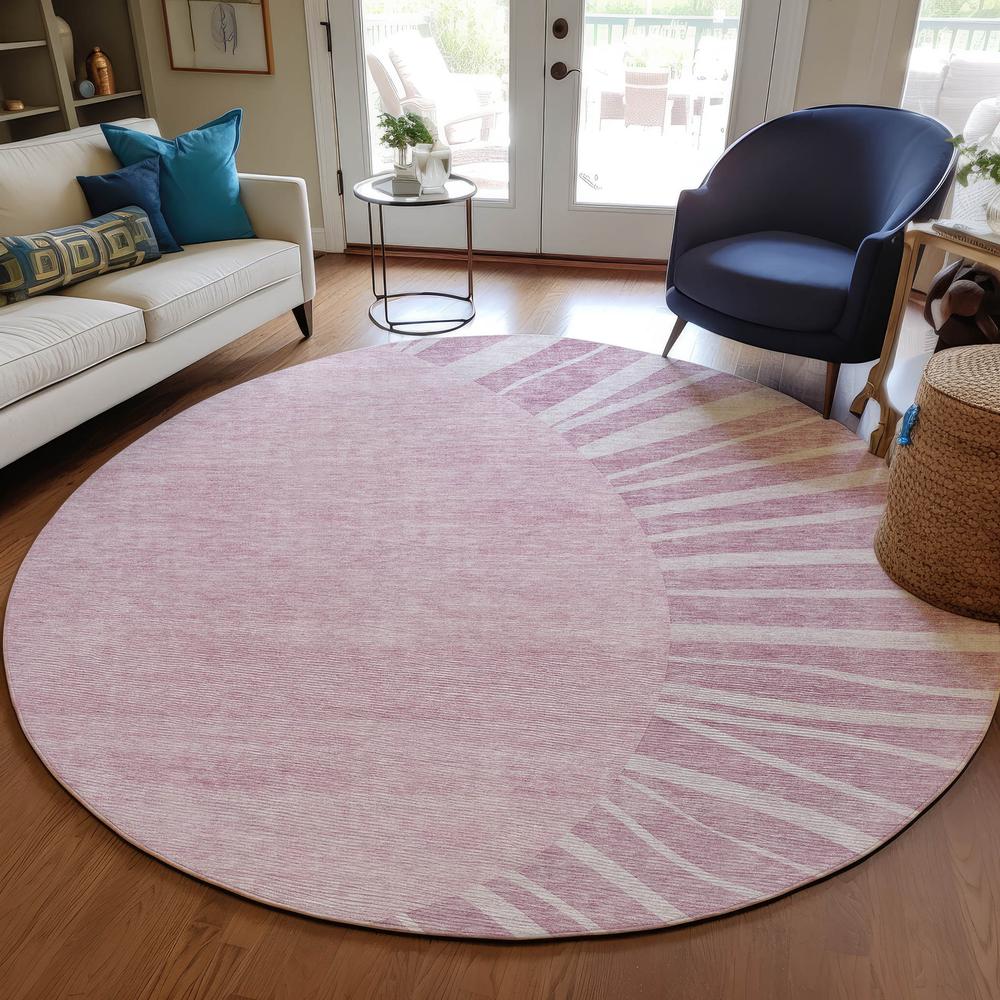 Chantille ACN668 Pink 8' x 8' Rug. Picture 6