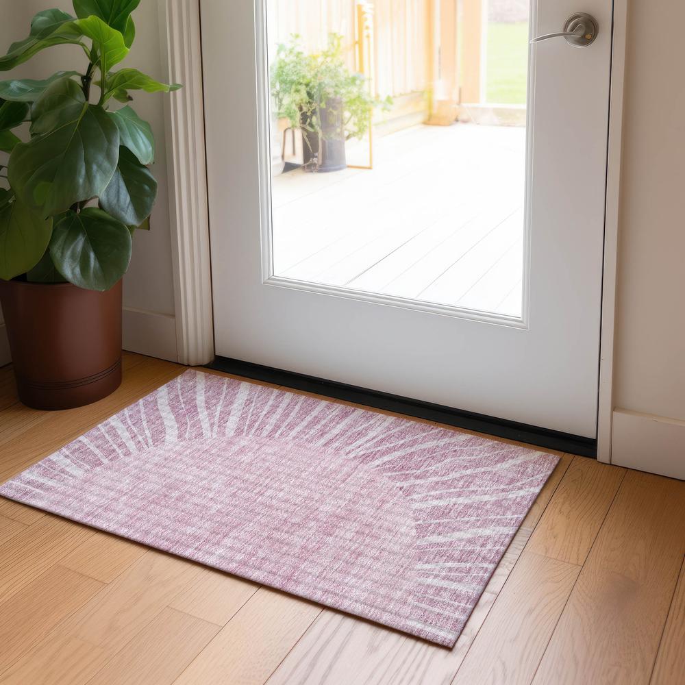 Chantille ACN668 Pink 1'8" x 2'6" Rug. Picture 6