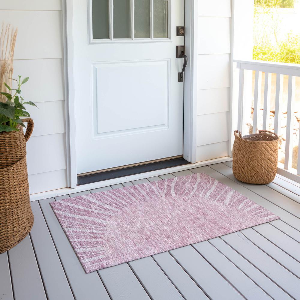 Chantille ACN668 Pink 1'8" x 2'6" Rug. Picture 7